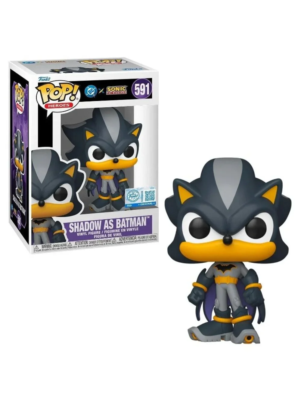 Funko Pop Heroes DC Justice League & Sonic Shadow as Batman Vinyl Figure #591